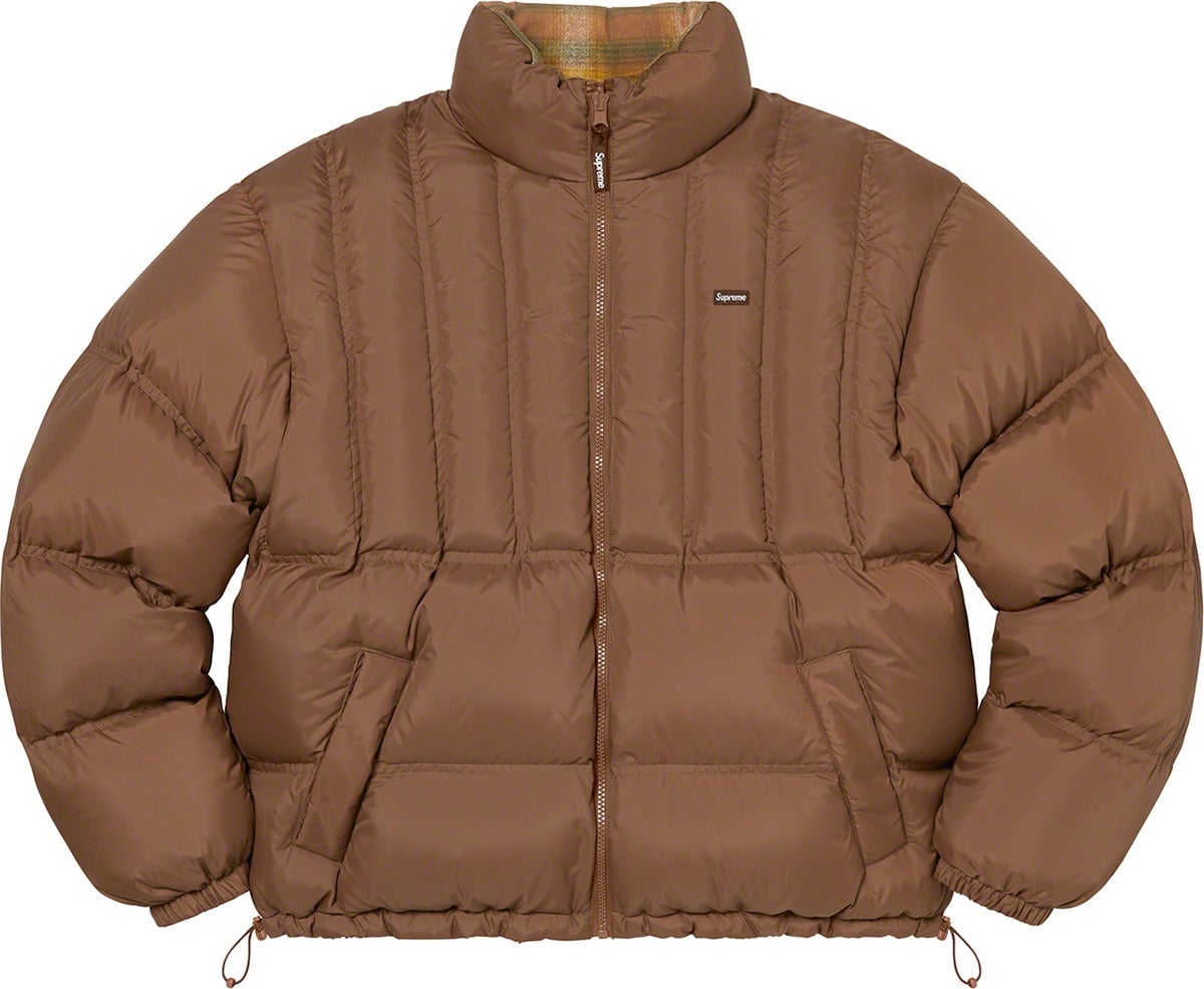 Flannel Reversible Puffer Jacket view 22